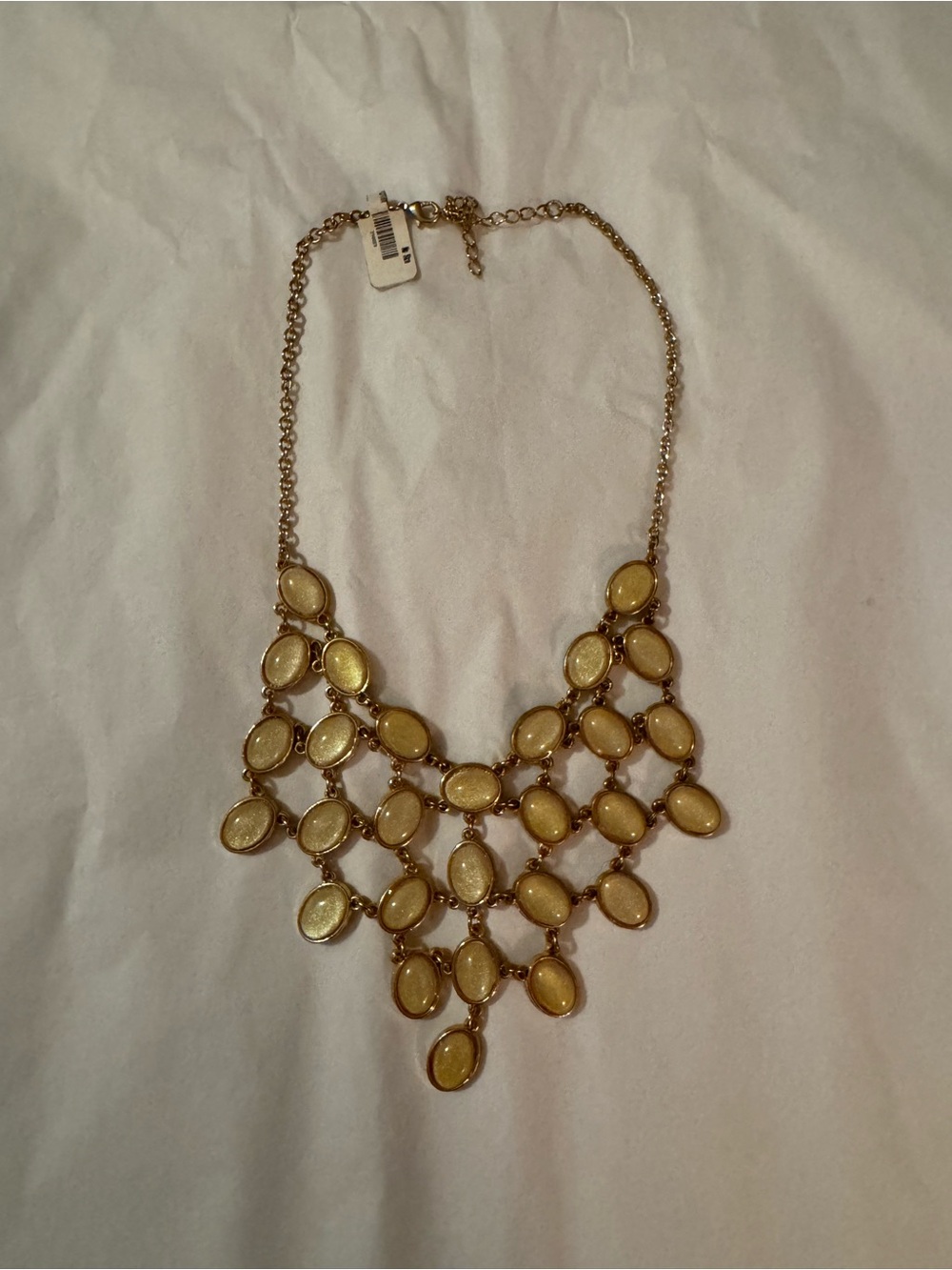 Gold Tone Statement Necklace